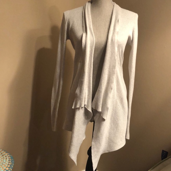 Cotton by Autumn Cashmere High-Low Cardigan Size M - Picture 4 of 6